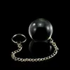 big glass ball chain anal beads butt plug sextoys large vagina anal balls buttplug bolas crystal clear glass anus plugs sex toys Y5708021
