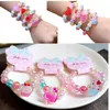 Meisje kinderen sieraden armband snoep kleur transparante kralen fruit prinses armband kinderen meisje charme sieraden cadeau