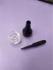 1000 Stück runde 3 ml leere Lidschatten-Hülle, Eyeliner-Cremeglas, Nageltöpfe, Beauty-Tool, Lipgloss-Flaschen mit Blackbrush, Make-up-Gel-Dose