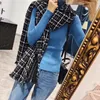 Nuevo otoño invierno para mujeres039s bufanda de bufanda diseñadora bufandas a cuadros estampados de chales suaves pashmina femme femme de tamaño largo2360814