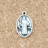 100 pçs jesus cristo religião liga charme pingentes para fazer jóias pulseira colar diy acessórios 15.5x25mm A-440