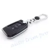 Smart Key Fob Case Bag Shell Holder Ring Keychain Cover Fit för VW Passat B8 Magotan Arteon 20172018 2019 Tillbehör ABS kolfiber