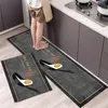 Alfombra de cocina Alfombra de baño Piso Lavable Durable Entrada de la casa Felpudo Baño Sala de estar Alfombras decorativas para dormitorio 220301