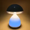 Bedside Lamp Mushroom Night Light Rechargeable Colorful Night LED Cute Mood Lights for Kids Baby Nursery Bedroom