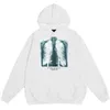 Hiphop Oversize Hoodie Sweatshirt Mannen Streetwear Harajuku X-ray Butterfly Hooded Losse Hipster Fleece Plus Maat 211229