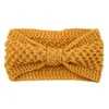 11 couleurs tricoté Crochet bandeau femmes Turban Yoga bandeau Sports d'hiver bandeau cache-oreilles casquette bandeaux DB270