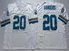 Maillots de football américain rétro à la retraite du collège pour hommes 7 Michael Vick 4 Brett Favre 21 Deion Sanders 20 Barry 10 Steve Bartkowski Rouge Noir Blanc Cousu