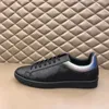 Zwart Lace Up Designer Comfort Mooie Meisje Vrouwen Casual Lederen Schoenen Mannen Dames Sneakers Extreem formaat 38-45 KJLWSF002