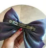 Netto röd Mercerized Organza Bow Hairpin Spring Clip Koreanska Hårtillbehör gränsöverskridande