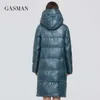 Gasman Fashion Warm Parka Winterjack Long Dikke dikke outdarse damesjas Merk Puffer Down Jacket Plus Maat 206 201125