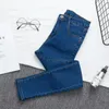 Vintage Denim Pencil Pants Women High Waist Stretch Skinny Jean Ladies Summer Casual Elastic Slim Sexy Plus Size Denim Trousers 201109