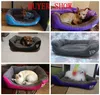 S-3XL Fleece Dog Bed Pattren Waterproof Bottom Pet Sofa Mat Warm Dog Beds For Large Dogs Drop cama perro230E