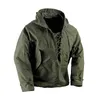 USN Wet Weather Parka Giacca vintage da ponte Pullover Lace Up WW2 Uniforme Mens Navy Giacca militare con cappuccio Outwear Army Green 2012183187422