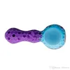 Honeybee Style Silicone glass water pipe with bright color pot can be customized smoking accessiories