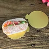 100pcs/Set Round Mousse Cake Boards Gold Paper Cupcake Dessert Displays Tray Wedding Birthday Cake Pastry Decorative Tools Kit1