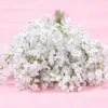 (60 Pcs/Lot) Artificielle Tissu Fleur Gypsophile Bébé Souffle Bouquet Pour La Maison Salon De Mariage Décoration