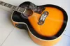 groothandel gitaren nieuwe akoestische elektrische gitaar, SJ200 model topkwaliteit in sunburst 111222