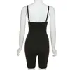 Molly Shaping-shaping Macacão Mulheres Popular Classy Bainha Slim Sexy Clivagem Partido Playsuit Sólida Strapless Camisole Clubwear Hot G220311