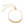 Kobiety Boso Biżuteria 18k Real Gold Plating Cuban Chain Anklet Stóp Bransoletka Solid Gold Chunky Regulowany Łańcuch Bransoletka