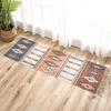 Home Decor Room Carpet Cotton And Linen Knit tassel Rug Decoration print in the bedroom Anti-slip doormat Living 220301