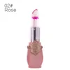 Lip Balm Jelly Crystal Lipstick met bloem 6 Temperatuurkleur Verandering Waterdichte voedzame Moisturizer Coloris Maquillage