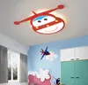 Cartoon Airplane Sufit Light Boys Sypialnia Light Baby Room Sufit Light Girls Chłopiec Pokój Oświetlenie Lampy Pokoju Dzieci LED