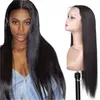 Whole Stock 12 "-30" 130% 150% 180% 210% 13x4 Lace Front Human Hair Wig för svarta kvinnor