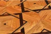 Rosewood Parquet Art Hardwood Piso Tapete Tapete Tapetes Decoração Casa Medalhão Inlay Parede Revestimento Papel de Parede Efeito Conceito Engraçado Madeira Madeira Marchety Tile