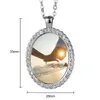 Lunette Collier Pendentif Faveur Sublimation Blanc Ovale Colliers Serpent Os Chaîne Bijoux Charme Bracelet Artisanat Faire Fournitures RRB13087