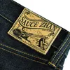 Sauzhan 316xx-18oz Mens jeans selvedge denim jeans rå denim rakt tjock höst och vinter vintage jeans byxor 201111