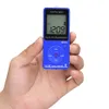 Hanrongda PortableラジオレシーバーFM AMはLCDディスプレイ400mAhバッテリーロックボタンポケットラジオ用スポーツマン歩数計のためのポケットラジオ