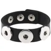 Snap Button Bracelet & Bangles 14 color PU leather Bracelets For Women Jewelry a43