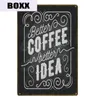 Italiano kaffemetallskyltar idé te plack metall vintage väggdekor för kök bar café retro affischer järnmålning yi1147894783