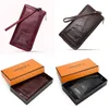 Nxy Wallet 2022 Men Clutch Genuine Leather Brand Rfid Male Organizer Cell Phone Bag Long Coin Purse Free Engrave 0214