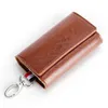 Key Brieftaschen 2022 PU-Leder Autoletter Tasten Organizer Keychain Housekeeper Wallet Cover 6 Farben