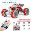Remote Control Stunt Car RC Toy Gesture Induction Twisting Off-Road Vehicle Light Music Drift Dancing Side Driving Gift for Kids LJ200919