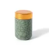 Ceramic Tea Leaf Jar Small Ceramic Tea Can Kung Fu Tea Case Coffee Power Convenient Storage Jars