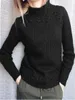 유럽 ​​및 미국 스타일 판매 스웨터 단색 인 Sullar Ma Hua Wen Sweater 니트 스웨터 여자 201128