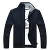 ICPANS Sweaters Man Wool Cotton Men's Cardigan Winter Autumn Zipper Kint Wear Male Knitwear Coats White Size XXXL 201125