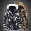 Veste d'hiver hommes Camouflage armée épais chaud manteau hommes Parka manteau mâle mode à capuche Parkas hommes M-4XL grande taille 201209