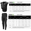 Wosawe Men Vestes de moto Armure sans manches Corps Protecteur Protecteur Racing Protective Gear Hip Protective Pantal