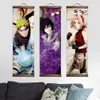 Wholesale Japanese Anime Scroll Painting Kakashi Itachi Uchiha Hanging Wall Art Poster Home Decor Wall Pictures For Living Room1670223