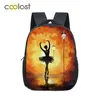 Cartoon Ballet Dancing Girls Small Backpack Children School Bags Mini Kindergarten Bag Gift Baby Toddler Bags Kids Book Bag LJ201225