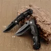 YUZI Defensive Tactical Pocket Folding Knives 3Cr13Mov Stainless Steel Blade Aluminum Handle Hunting Survival Utility Knife