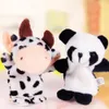 Mini Animal Finger Baby Plush Toy Finger Puppets Talking Props Animal Group fyllda plus djur fyllda djur leksaker gåvor froz3300301