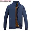 MANTLCONX Veste d'hiver Hommes Marque Casual Hommes Vestes et Manteaux Épais Hommes Outwear Veste Homme Vêtements Polaire Épaissir Manteaux 201114