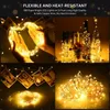 クリスマスの装飾LED STRING LIGHT FAIRY WARE WHITH GARLAND WEDDING PARTY HOME DECOR装飾クリスマスツリーイヤーギフトノエルY201020202020202020