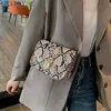 Stampa di serpente Fashion Women Bag Messenger PU in pelle Piccola Piccola Borsa