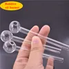 500pcs Super Thick Pyrex Glass Oil Burner Pipe Great Thickness Tube Glass Pipe Oil Nail Smoking Pipes Cigarette Tobacco Spoon Pipes Smoking Tool