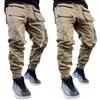 Spring Autumn cargo pants men fashion Hip Hop cool High street joggers nighttime reflective trousers casual Men's Sweatpants